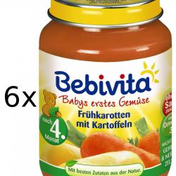 Bebivita Mrkev s bramborami - 6x190g