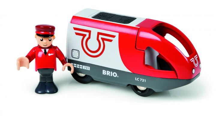Brio Elektrická lokomotiva červeno-bílá