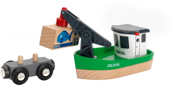 Brio Jeřábový člun s příslušenstvím