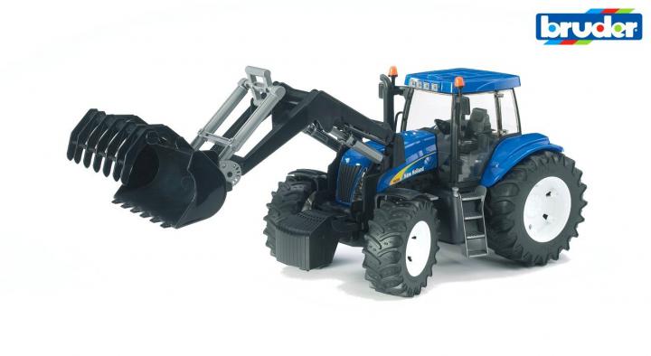 Bruder Farmer - New Holland T8040 traktor s předním nakladačem 1:16