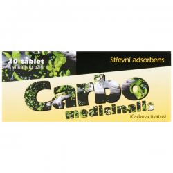 Carbo medicinalis tablety
