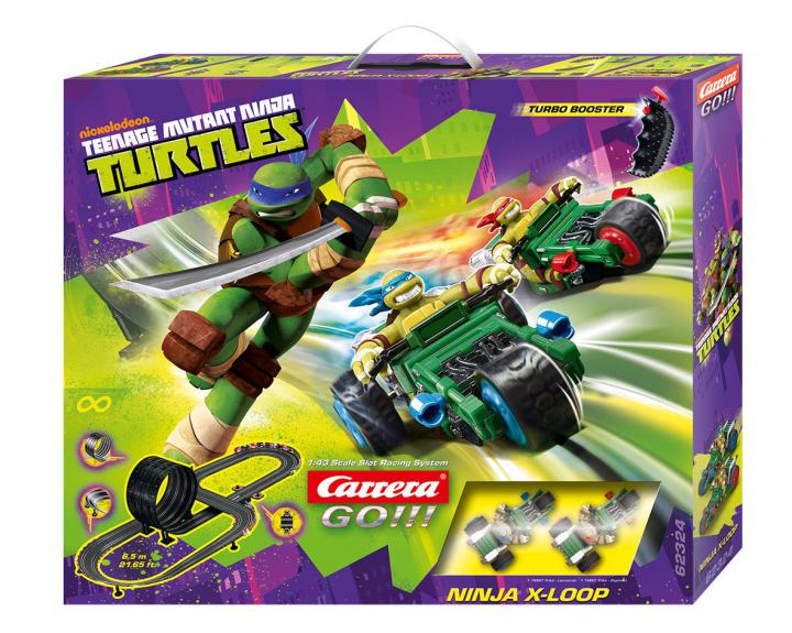 Carrera Autodráha GO TMNT želvy ninja x-loop