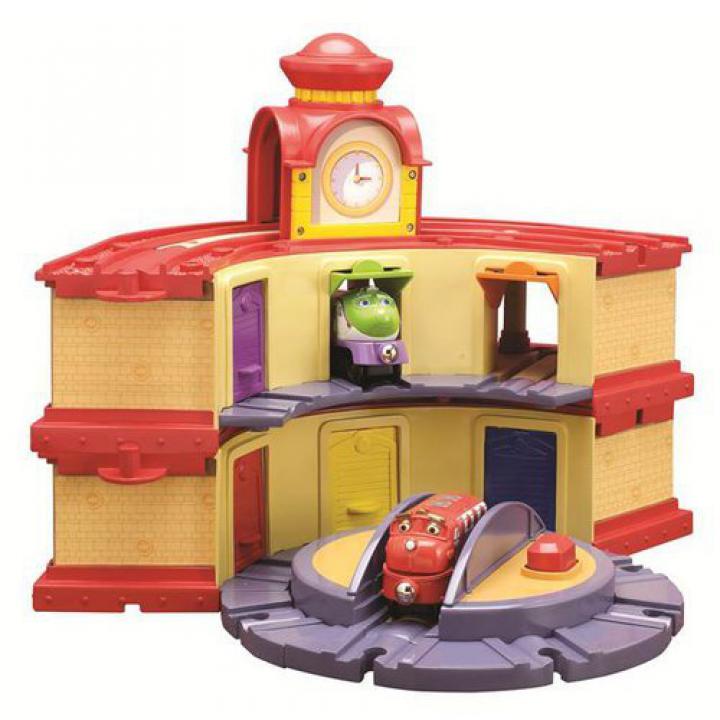 Chuggington Dvojúrovňové depo s točnou