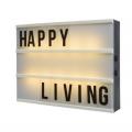 Dekorační svítící tabule Happy living