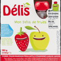 DÉLIS 100% ovocné pyré jablko-banán (4x90g) - ovocný příkrm
