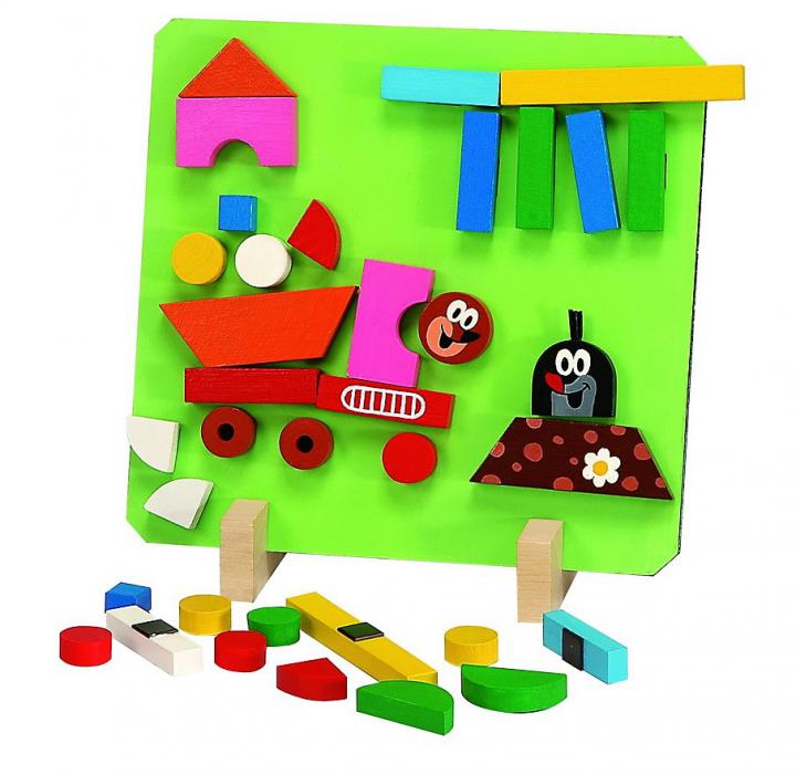 DETOA Magnetické puzzle Krtek