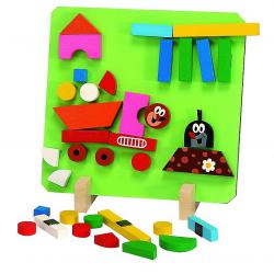 DETOA Magnetické puzzle Krtek