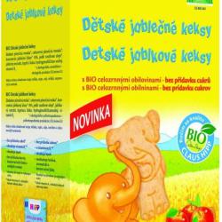 Dětské jablečné keksy BIO (12-36m)