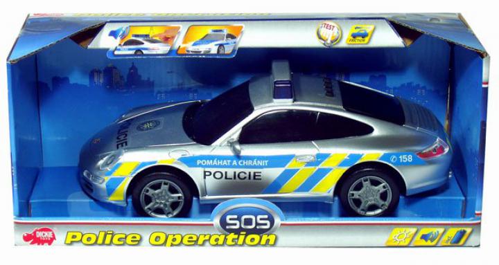 Dickie Policejní auto 1:18, mluví česky