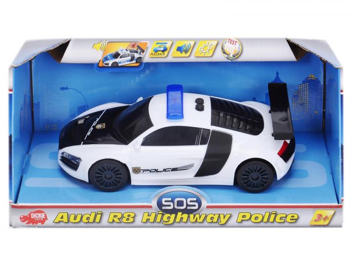Dickie Policejní auto 1:24 Audi R8