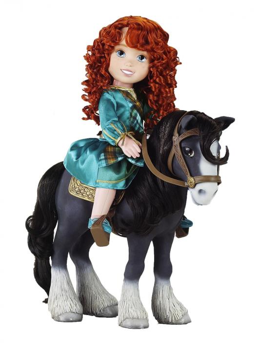 Disney Merida a kůň Angus
