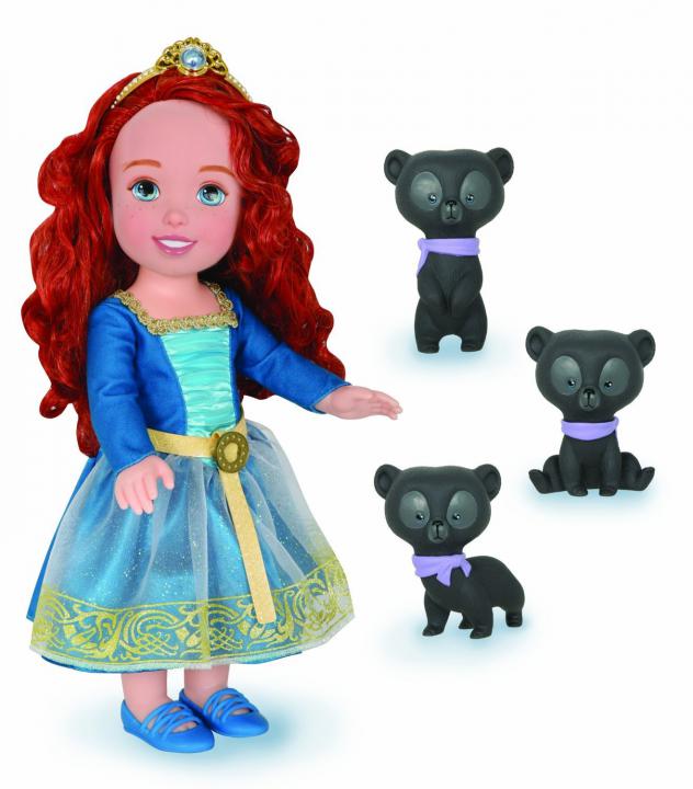 Disney Merida s mědvědími bratry
