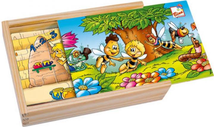 dřevěné puzzle Včelka Mája