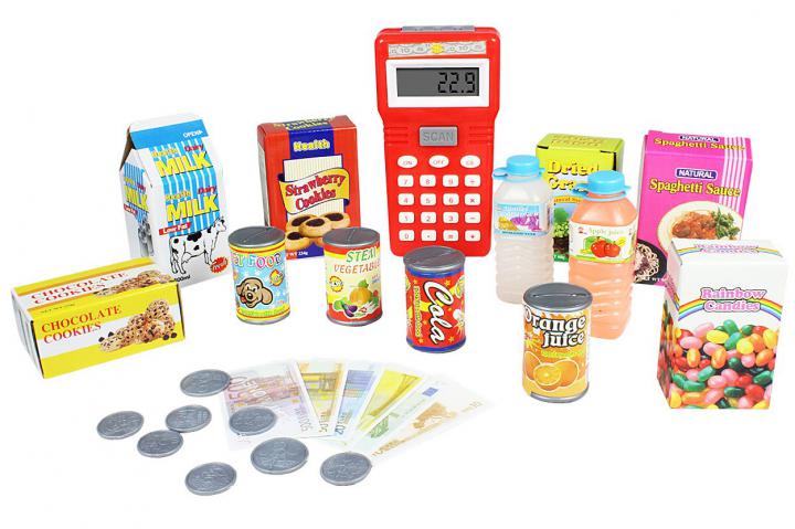 Eddy Toys Pokladna, 21 součástí