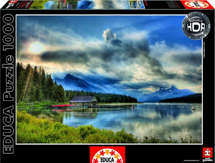 Educa Puzzle Jezero Maligne, 1000 dílků