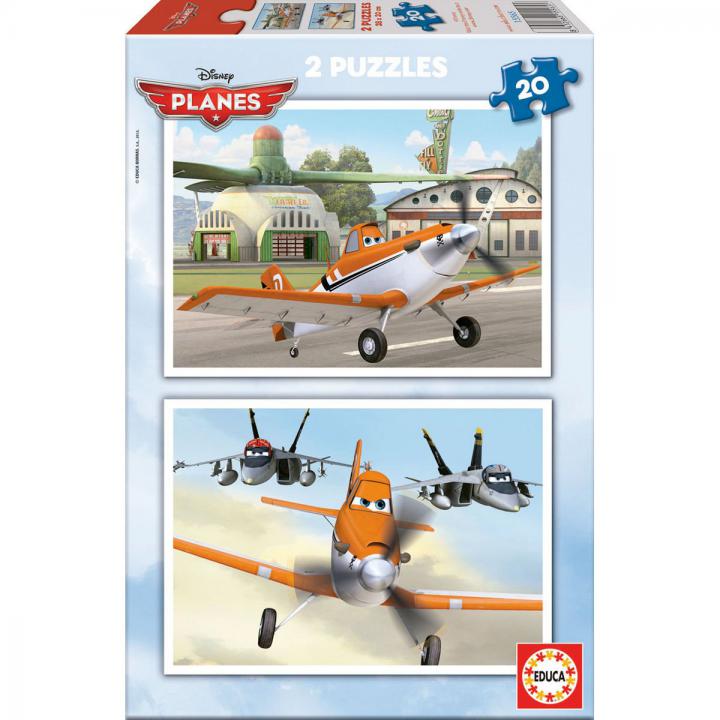 Educa Puzzle Letadla 2v1, 2x20 dílků