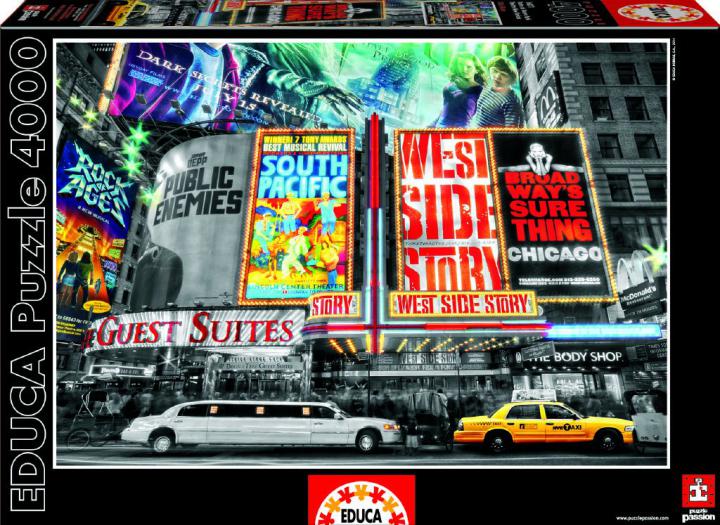 Educa Puzzle Plakáty v New Yorku, 4000 dílků