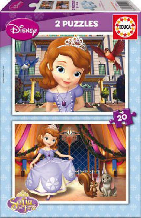 Educa Puzzle Sofia První 2v1, 2x20 dílků