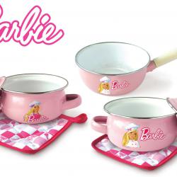 Faro Smaltovaný kuchařský set Barbie