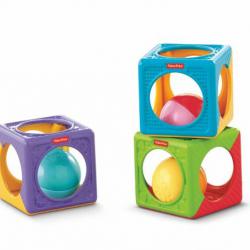 Fisher Price Hubební skládací kostky