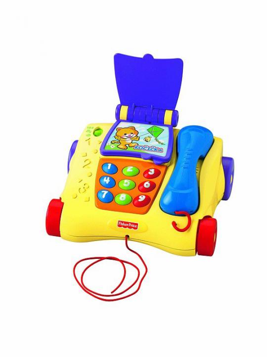 Fisher Price Mluvící tahací telefon