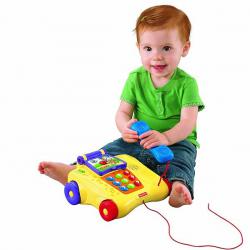 Fisher Price Mluvící tahací telefon