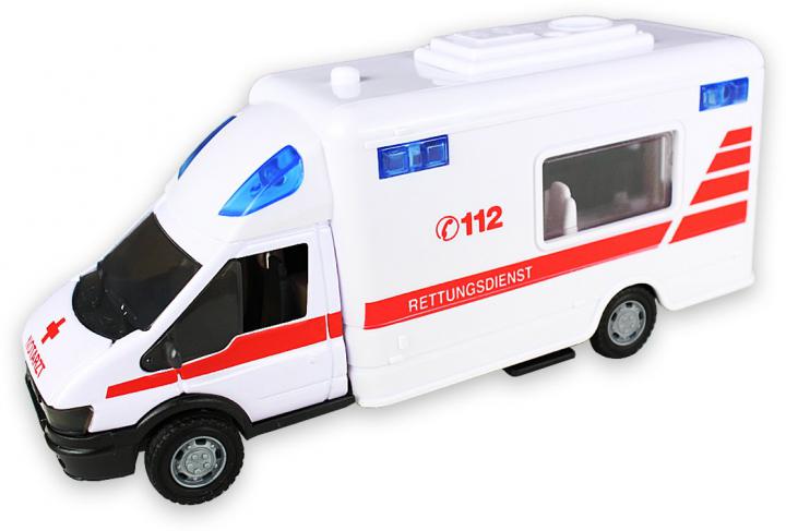 GearBox Ambulance 1:48, bílá