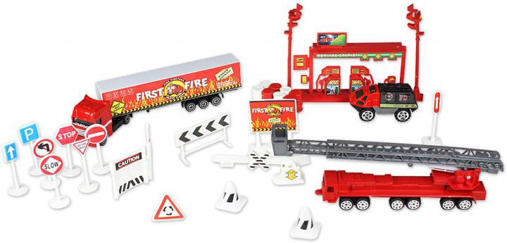 GearBox Hasiči  1:87, 32 součástí, hrací set