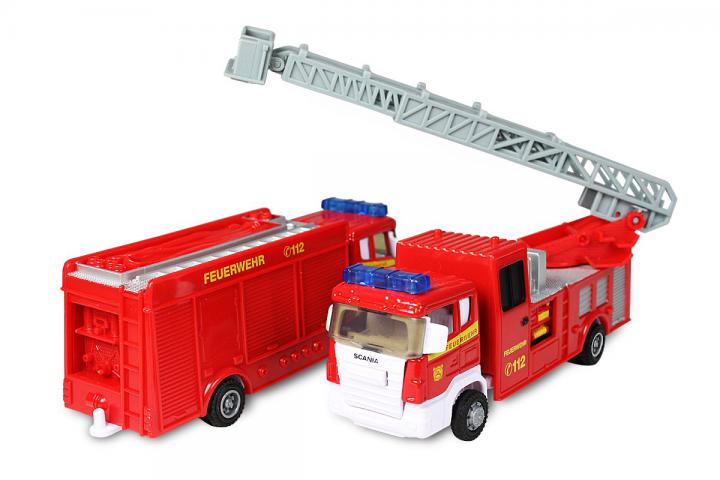 GearBox Hasičské vozidlo 1:48, sada 2ks