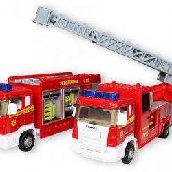 GearBox Hasičské vozidlo 1:48, sada 2ks