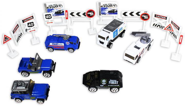 GearBox Policie 1:87, 20součástí, hrací set