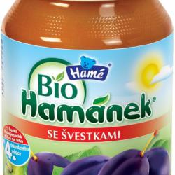 Hamánek ovocný příkrm Se švestkami BIO (4m)