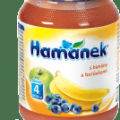 HAMÁNEK S banánem a borůvkami - ovocný příkrm