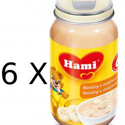 Hami Banány s mléčnou rýží - 6 x 190g