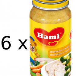 Hami Brokolice a krůtí prsa - 6 x 250g