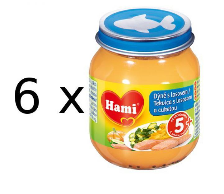 Hami Dýně s lososem a cuketou - 6 x 125g