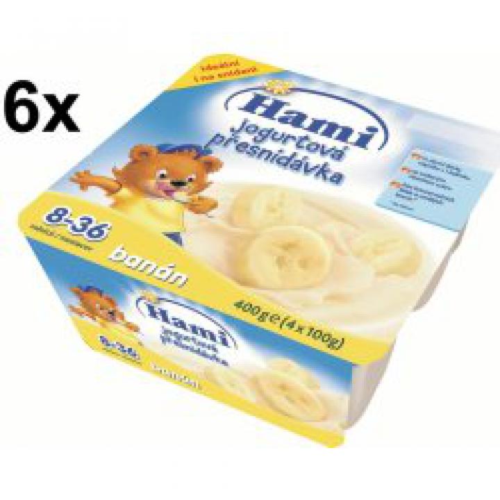 Hami jogurtová přesnídávka Banán 4x100g (8-36m)