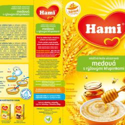 Hami Kaše medová s rýžovými křupinkami 4 x 225g