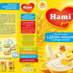Hami Kaše rýžová s jižním ovocem - 4 x 225g