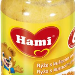 Hami masozeleninový příkrm Rýže s kuřecím masem (6m)