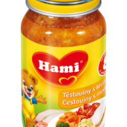 Hami masozeleninový příkrm Těstoviny s krůtou (8m)