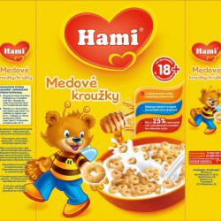 Hami Medové kroužky 3 x 180g