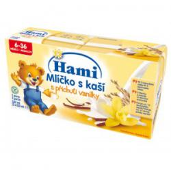 Hami mlíčko s kaší s příchutí vanilky (6m)