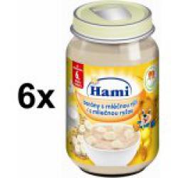 Hami ovocný příkrm Banány s mléčnou rýží (6m)
