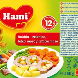 Hami Roláda - zelenina, telecí maso - 6x250g