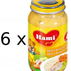 Hami Rýže s kuřecím masem - 6 x 200g