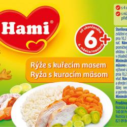 Hami Rýže s kuřecím masem - 6 x 200g