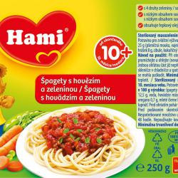 Hami Špagety s hovězím a zeleninou - 6 x 250g