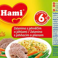 Hami Zelenina s jehněčím a jáhly - 6 x 200g
