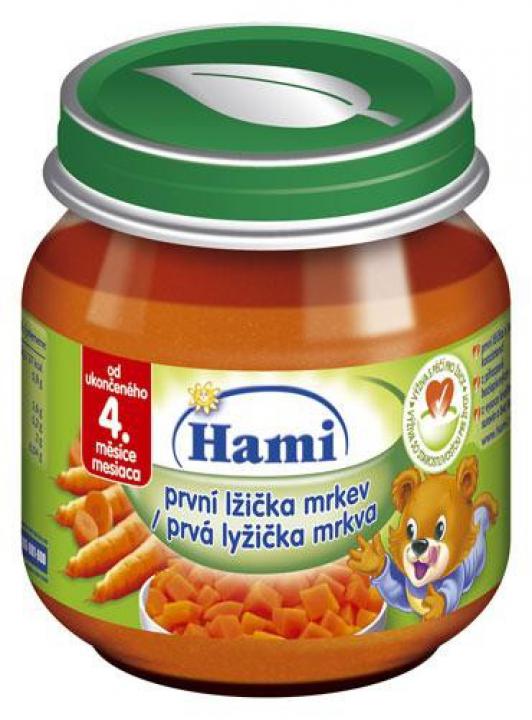 Hami zeleninový příkrm První lžička mrkev (4m)